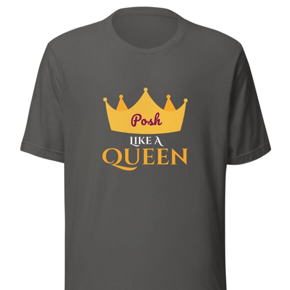 NWT - Xs to 5Xl - "Posh Like A Queen" - Goals Activated, I'm the Queen Here - Picture 3 of 15